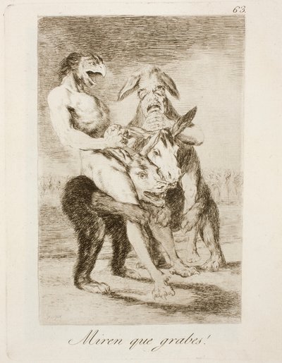 Capricho No. 63 by Francisco de Goya